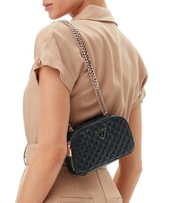 GUESS ECO RIANEE Borsa trapuntata convertible NERO - Borse Donna - 5