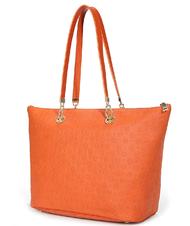 POLLINI Embossed Heritage Shopping bag a spalla ARANCIO - Borse Donna - 4