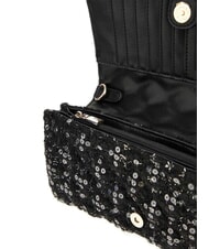GUESS GIULLY Pochette con paillettes black gold - Borse Donna - 3