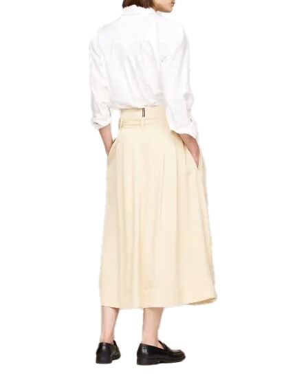 TH Gonna in viscosa country ivory - Gonne Donna
