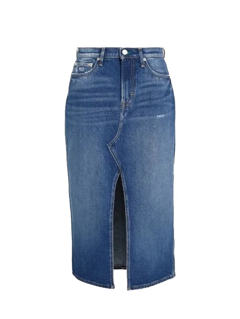 TH JEANS Gonna lunga in denim denim medium - Gonne Donna