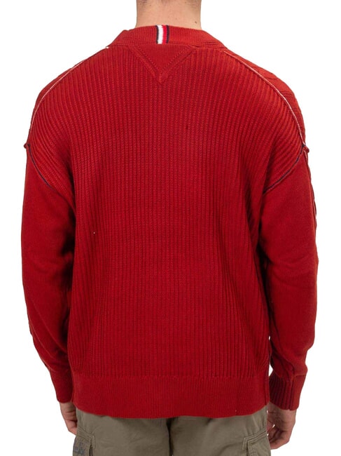 TH  Cardigan in cotone dark magma - Maglie Uomo