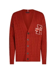 TOMMY HILFIGER TH  Cardigan in cotone dark magma - Maglie Uomo - 3