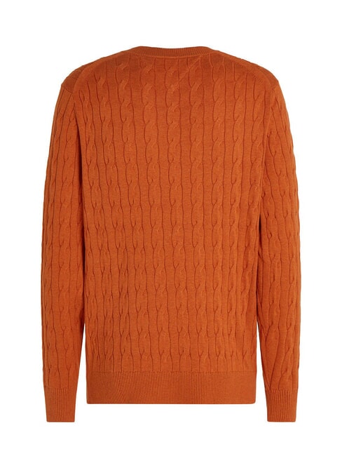 TH  Maglioncino girocollo orange thunder heather - Maglie Uomo