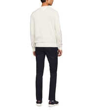 TOMMY HILFIGER TH  Maglione girocollo in lana ivory - Maglie Uomo - 2