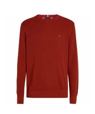 TOMMY HILFIGER TH  Maglione girocollo in cotone dark magma - Maglie Uomo - 3