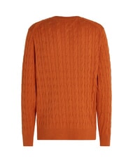 TOMMY HILFIGER TH  Maglioncino girocollo orange thunder heather - Maglie Uomo - 2
