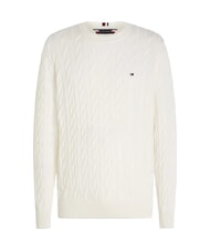 TOMMY HILFIGER TH  Maglioncino girocollo ivory - Maglie Uomo - 3