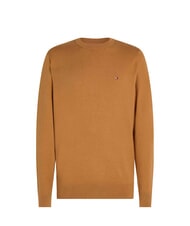 TOMMY HILFIGER PIMA Maglione girocollo in misto cachemire safari canvas - Maglie Uomo - 3