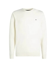 TOMMY HILFIGER PIMA Maglione girocollo in misto cachemire ivory - Maglie Uomo - 3