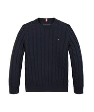 TOMMY HILFIGER TH KIDS Maglione bimbo in cotone desert sky - Maglioni Bambini - 3