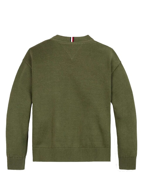 TH KIDS Maglione girocollo bambino utility olive - Maglioni Bambini