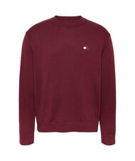 TOMMY HILFIGER TH JEANS  Maglioncino girocollo deep rouge - Maglie Uomo - 3