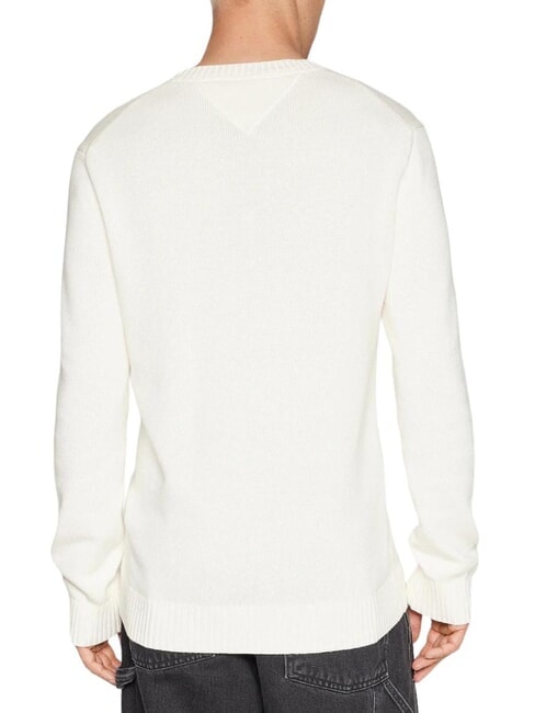 TH JEANS  Girocollo in cotone ancient white - Maglie Uomo