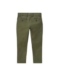 TOMMY HILFIGER TH KIDS Pantaloni in cotone utility olive - Pantaloni bambini - 2