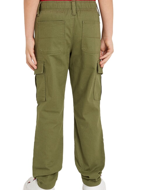TH KIDS Pantaloni multi tasca utility olive - Pantaloni bambini