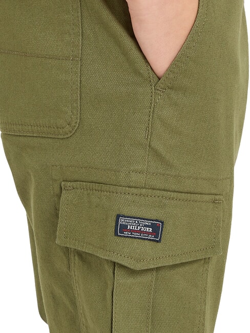 TH KIDS Pantaloni multi tasca utility olive - Pantaloni bambini