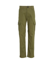 TOMMY HILFIGER TH KIDS Pantaloni multi tasca utility olive - Pantaloni bambini - 4