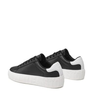 TOMMY HILFIGER TH JEANS  Sneakers alte in pelle black - Scarpe Uomo - 3