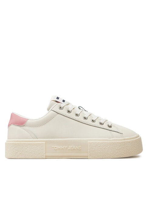 TOMMY JEANS Foxing Flatform Sneakers ivory - Scarpe Donna