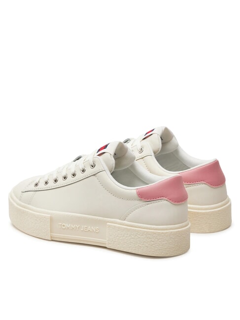 TOMMY JEANS Foxing Flatform Sneakers ivory - Scarpe Donna