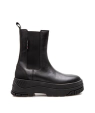 TOMMY HILFIGER TH JEANS  Stivaletti alti in pelle black - Scarpe Donna - 2