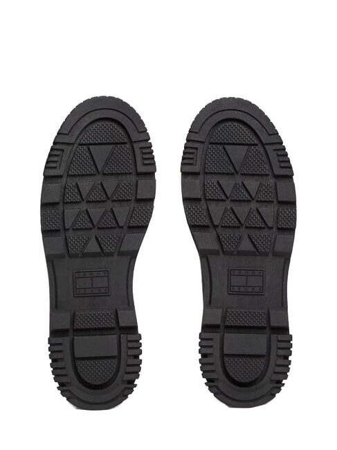 TH JEANS  Stivaletti alti in pelle black - Scarpe Donna