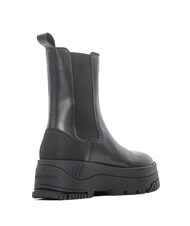 TOMMY HILFIGER TH JEANS  Stivaletti alti in pelle black - Scarpe Donna - 3