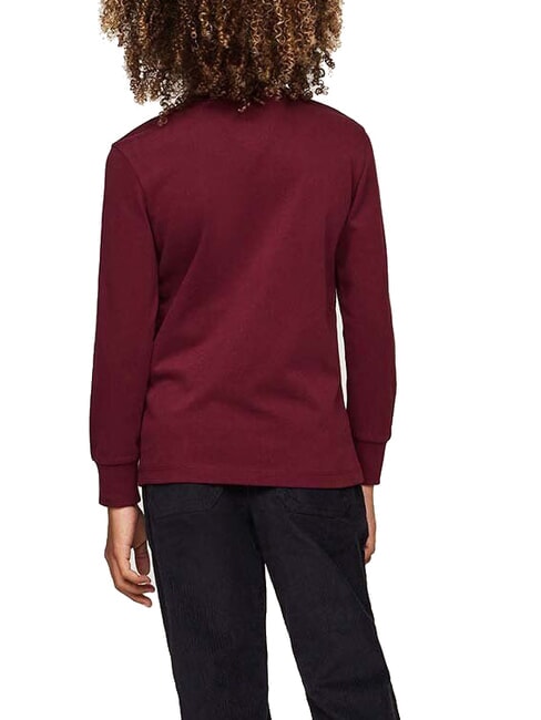 TH KIDS T-Shirt in cotone a maniche lunghe deep rouge - T-shirt Bambino