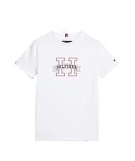 TOMMY HILFIGER TH KIDS Maglietta a maniche corte in cotone - T-shirt Bambino