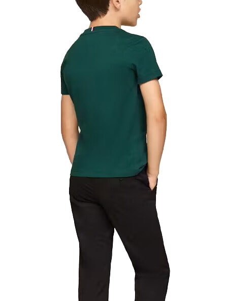 TH KIDS T-Shirt in cotone manica corta ornamental green - T-shirt Bambino