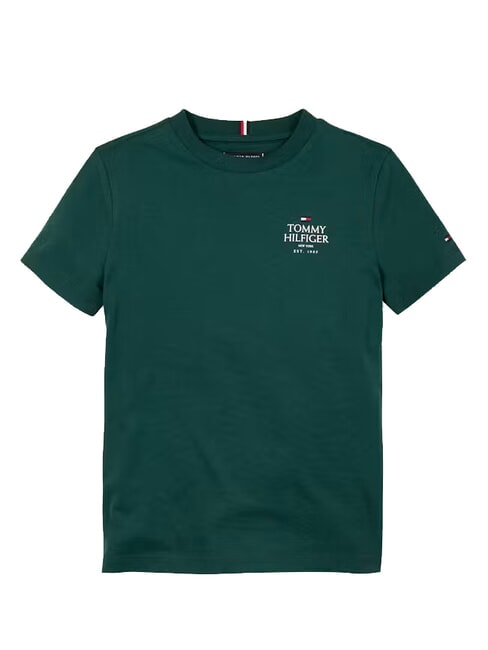 TH KIDS T-Shirt in cotone manica corta ornamental green - T-shirt Bambino