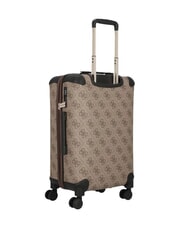 GUESS BERTA 22 Trolley Bagaglio a Mano, espandibile latte logo/brown - Bagagli a mano - 3