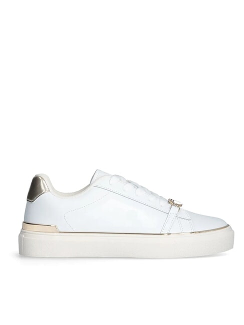 KIKI 01 Sneakers in pelle white/light gold - Scarpe Donna