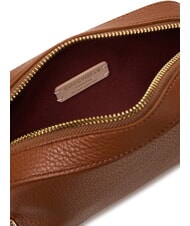 COCCINELLE TEBE Borsa a tracolla in pelle martellata cognac - Borse Donna - 3