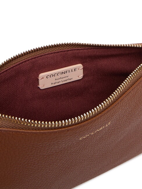 BEST CROSSBODY Minibag in pelle cognac - Borse Donna