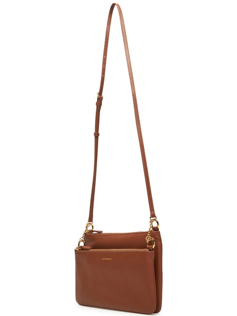 YVONNE Borsetta a tracolla, in pelle cognac - Borse Donna