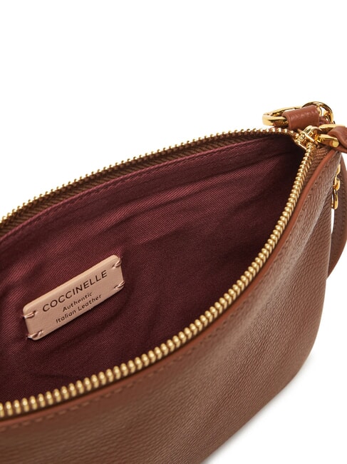 YVONNE Borsetta a tracolla, in pelle cognac - Borse Donna