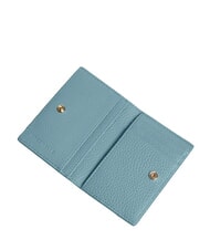 COCCINELLE METALLIC SOFT Portafoglio verticale in pelle arctic blue - Portafogli Donna - 2