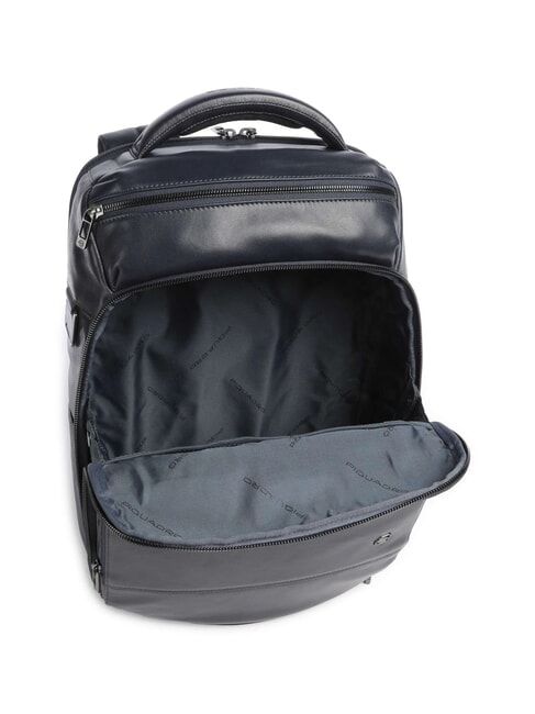 W136 Zaino porta PC 14", in pelle blu - Zaini da lavoro porta PC