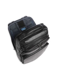 PIQUADRO W136 Zaino porta PC 14", in pelle Nero - Zaini da lavoro porta PC - 3