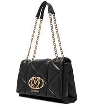 LOVE MOSCHINO EMBOSSED Borsa a spalla / a tracolla Nero - Borse Donna - 3