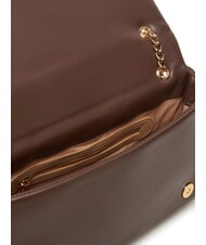 LOVE MOSCHINO EMBOSSED Borsa a spalla / a tracolla cioccolato - Borse Donna - 4