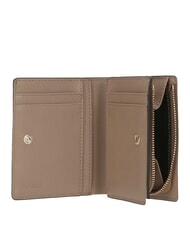 FURLA CAMELIA Portafoglio compatto in pelle greige - Portafogli Donna - 2