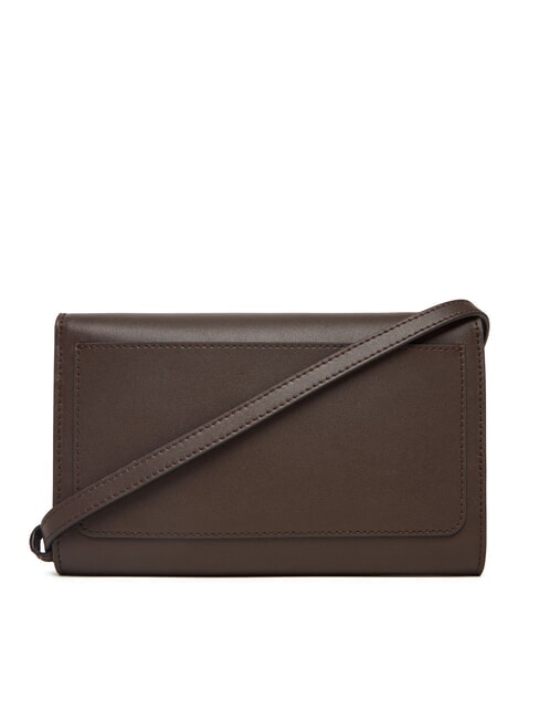 SFERA Mini Bag a tracolla, in pelle cioccolato - Borse Donna