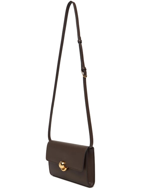 SFERA Mini Bag a tracolla, in pelle cioccolato - Borse Donna
