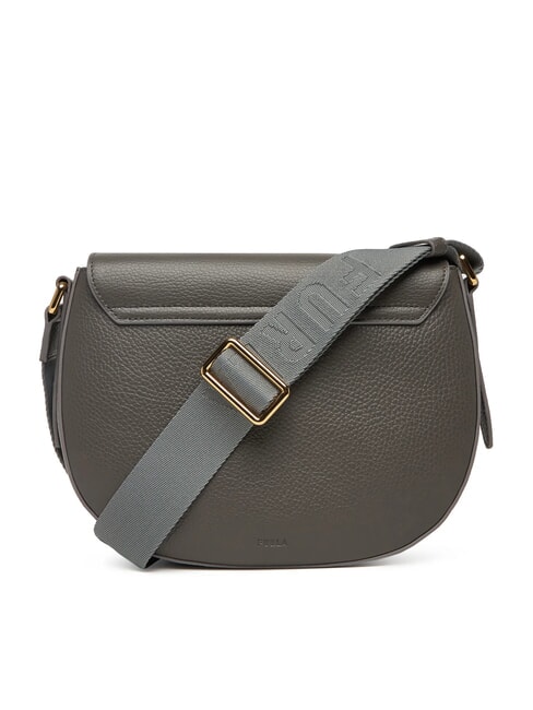 LOTUS Borsa in pelle con tracolla logata urban gray/toni urban gray - Borse Donna