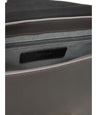 FURLA LOTUS Borsa in pelle con tracolla logata urban gray/toni urban gray - Borse Donna - 4