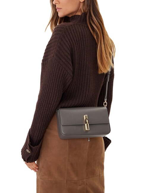 IRIDE  Borsetta a tracolla, in pelle urban gray - Borse Donna