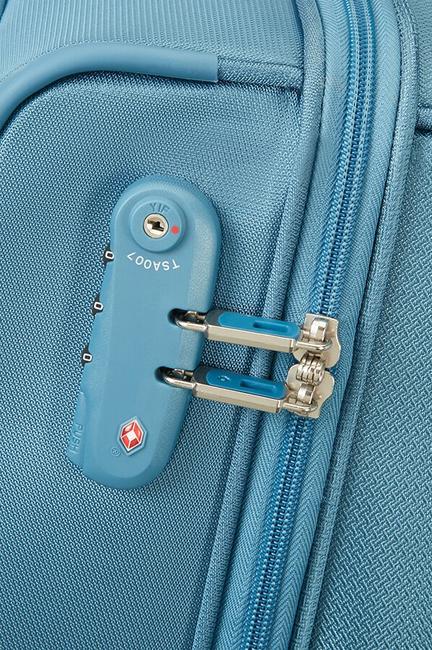 Trolley DUOSPHERE, bagaglio a mano, spinner, espandibile niagara blue - Bagagli a mano